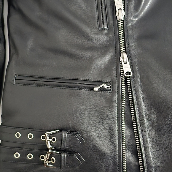 Biker Leather Jacket - Picture 8 of 8